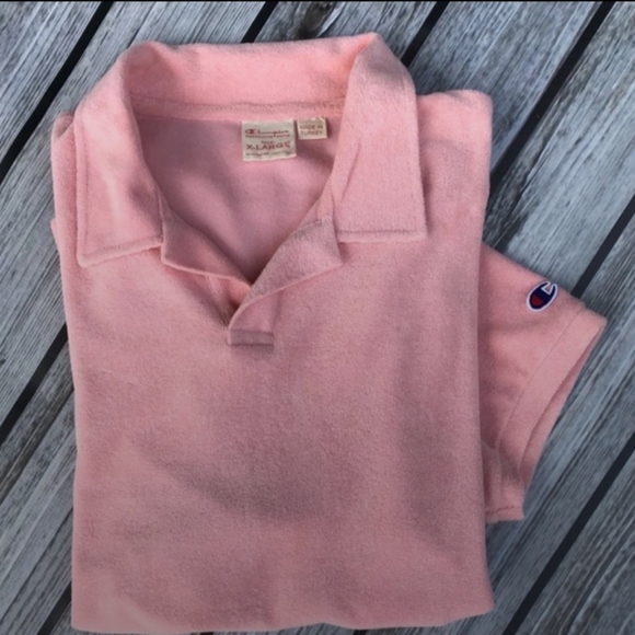 SOLD: EUC CHAMPION POLO VELOUR MENS SIZE XL - Picture 4 of 8